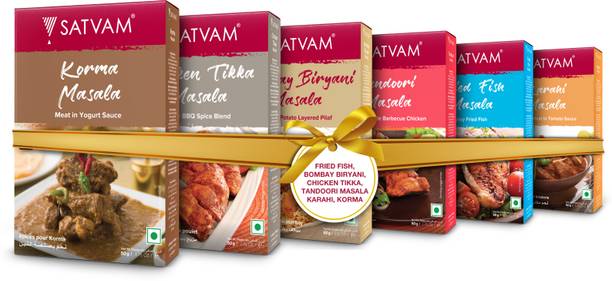 Satvam Bombay Biryani+Chicken Tikka+Karahi+Korma+Fried Fish+Tandoori Masala Combo