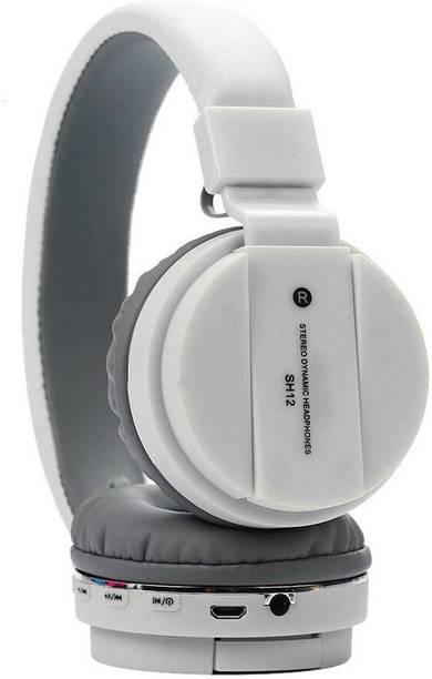 RECTITUDE SH-12 wired/wireless bluetooth headphone Deep Rich Bass Bluetooth