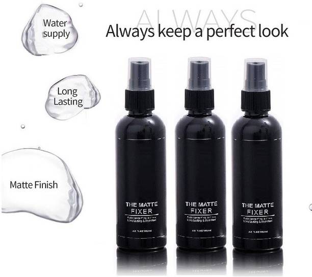 NADJA MATTE FACE SETTING SPRAY MAKEUP FIXER COMBO OF 3 Primer  - 300 ml