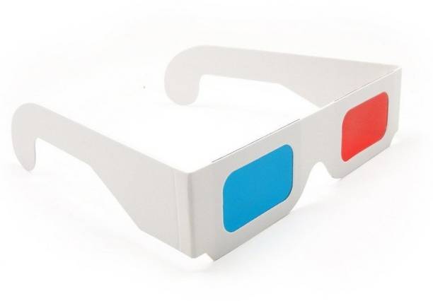 TRONICS INDIA Red Cyan Paper 3D Glasses for watching YouTube videos, magazines etc Video Glasses