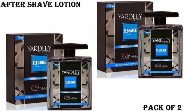 YARDLEY LONDON ELEGANCE WITH ALOE VERA LOTION 100ML EACH 2 PC