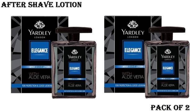 YARDLEY LONDON ELEGANCE AFTER SHAVE LOTION 100 PAK OF 2 W2W