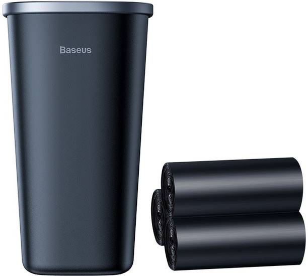 Baseus Automotive Garbage Can Mini Trash Bin Rubbish Bin Portable Car Trash Can Including 90Pcs Rubbish Bags Car Trash Bin Bag