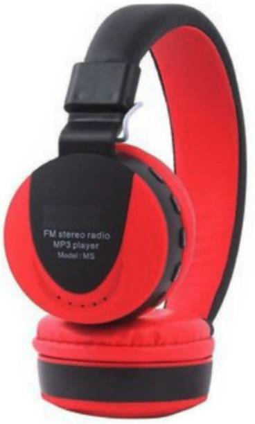 Techobucks High Bass Bluetooth Neckband headphone earphone Active Noise Cancelling MP3 Player