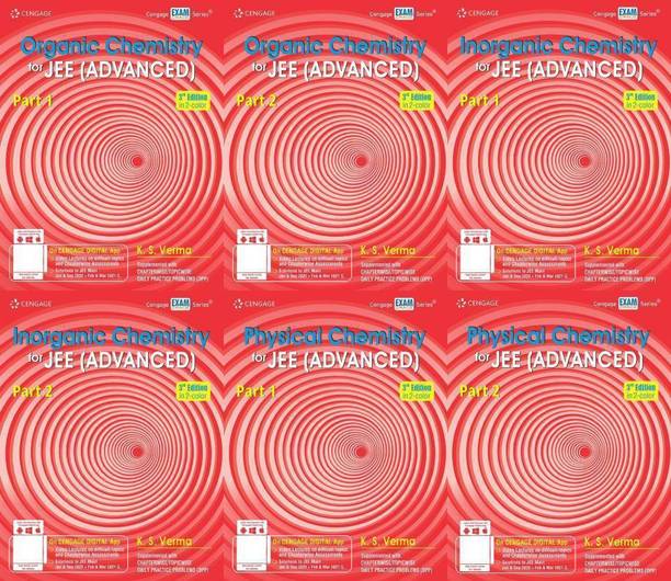 Cengage Chemistry Organic Chemistry Part 1 & 2, Inorganic Chemistry Part 1 & 2, Physical Chemistry Part 1 & 2 (6 Books Set )For JEE ADVANCED ( For 2022 )