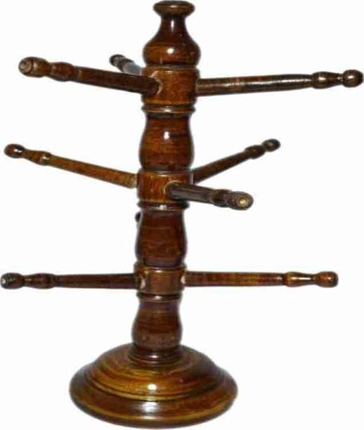 Woodshopee Chudi decor stand table decor bangle stand Decorative Showpiece  -  27 cm