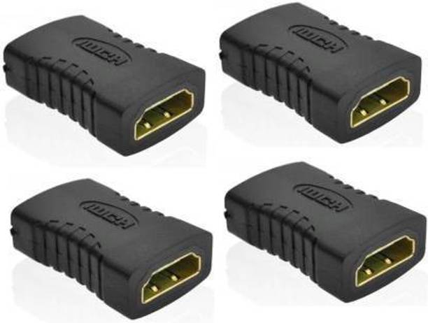 Etake  TV-out Cable (Pack of 4) HDMI Female to Female Coupler Joiner Gender Changer Extender Connector