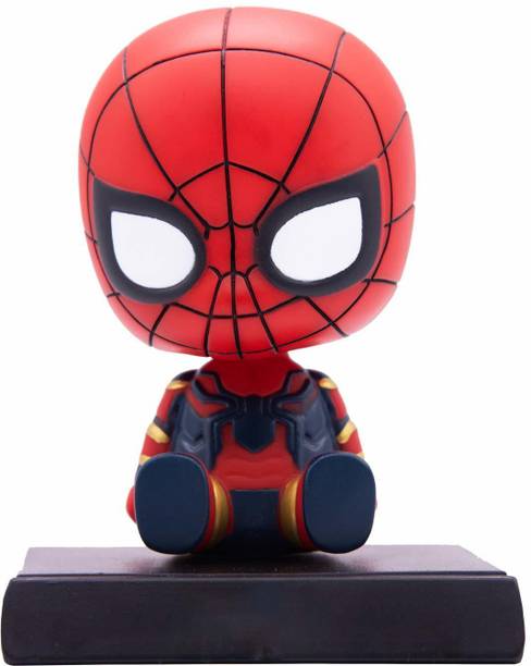 Elegant Lifestyle Super Hero Spiderman Action Figure Limited Edition, Marvel Comics Character | Avenger Super-Soldier| Bobblehead for Office Desk, Study Table, Car Dashboard, Mobile Holder
