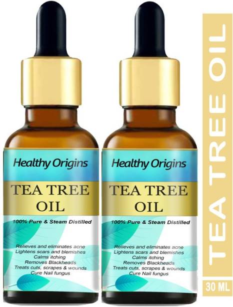 Healthy Origins Tea Tree Essential Oil For Skin, Hair, Face, Acne Care, Pure, Natural (BN9) Pro