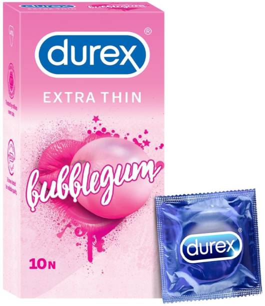 DUREX Extra Thin Bubblegum Flavoured Condom