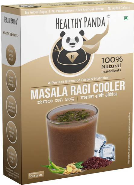 HEALTHY PANDA Masala Ragi Cooler/Natural Weight loss drink(100% Natural(400 gms) 100 X 4 Nutrition Drink