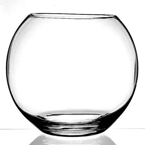 BILAL ANSARI Aqua_04 presenting cute & glossy looking glass fish aquarium (pack of 1, 8 inch) Round Ends Aquarium Tank