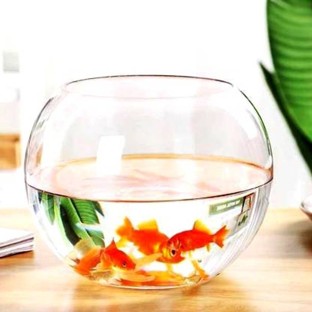 BILAL ANSARI 10 Inch w.n. 4L w.c. Round Ends Aquarium Tank