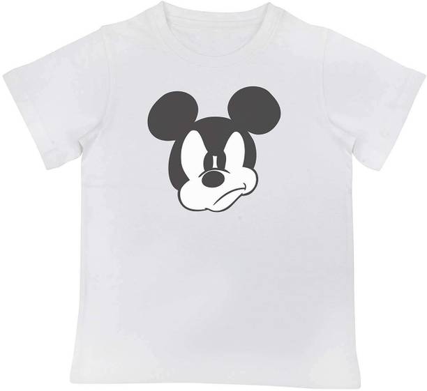 Mickey Mouse Family Boys Printed Pure Cotton Regular T Shirt