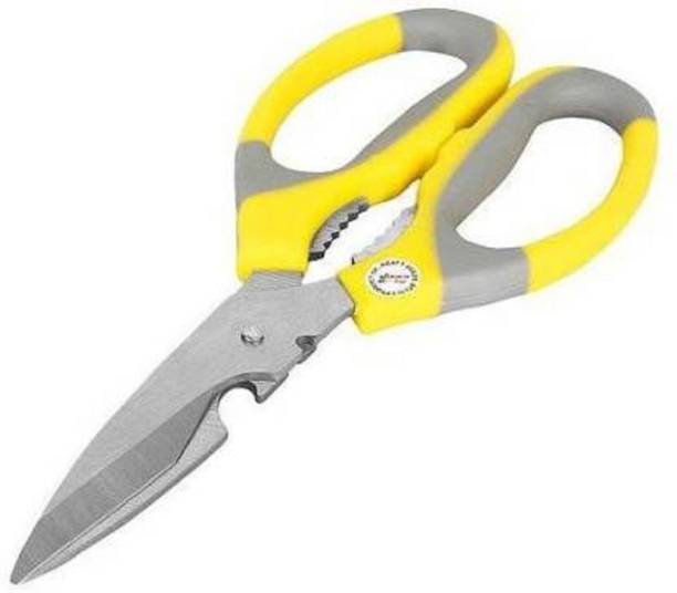 बेकनेर 1Pcs Stainless Steel Kitchen Scissors Shears Tool Using for Chicken Poultry Fish Meat Vegetables Herbs Scissors स्टील ऑल - पर्पस सीज़र