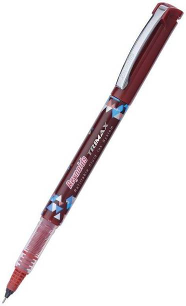 Reynolds Trimax Red Gel Pen with Refillable Fluid Ink System Pack of 5 Pens Gel Pen