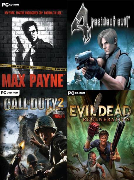 Max Payne, Resident Evil 4, COD 2, Evil Dead Top Four Game (Offline Only) (Regular)
