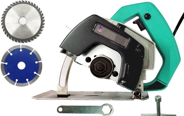 Mass Pro Multipurpose Powerful Cutting Machine (1050 W) (13000 RPM) (Disc Dia 110 mm) For Wood/Marble/Tile/Granite/Metal Cutting With 2 Blades Handheld Tile Cutter