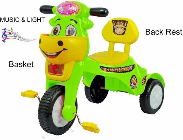 PANDA happy birthday trycycle for kids baby boys baby girls with light music age 2to5 years happy birthday Tricycle