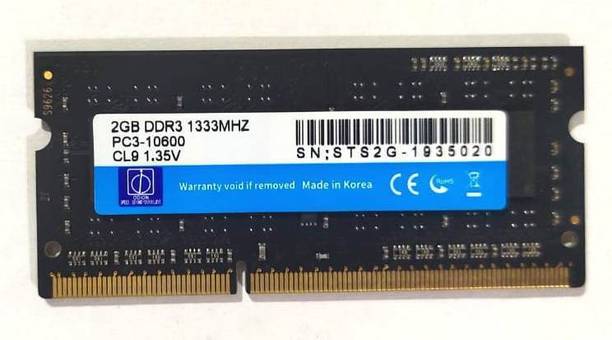 Odion ULTRA SPEED DDR3 2 GB (Single Channel) Laptop (DD...