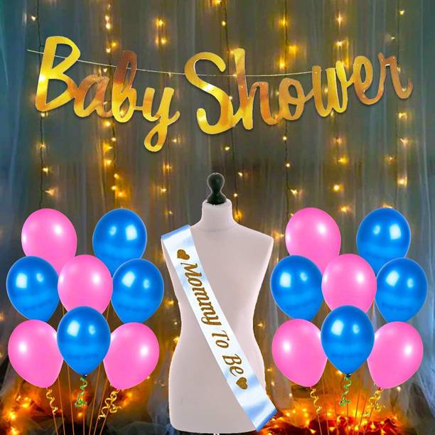groovy dudz Baby Shower Decorations Props Material Set-43Pcs