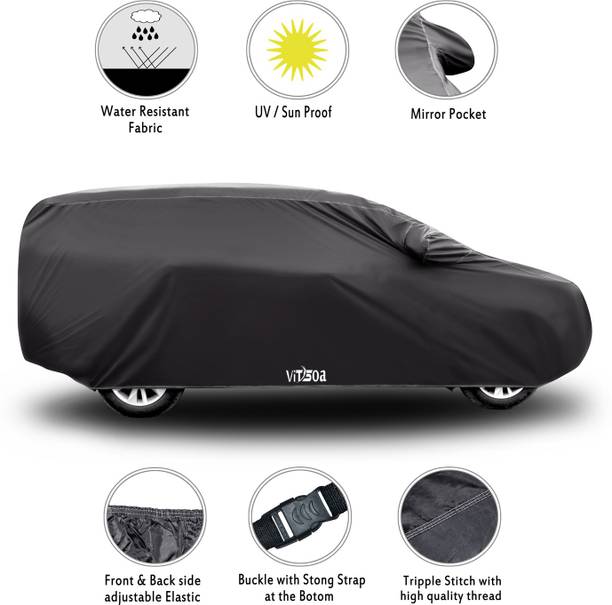 VITSOA Car Cover For Hyundai Creta (With Mirror Pockets)
