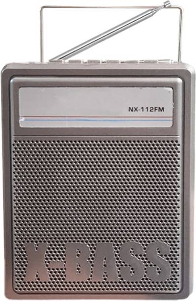 CRETO NX-112 AC/DC Portable Music Speaker USB-SD Card Player with 3.5mm Headphone Jack FM Radio FM Radio