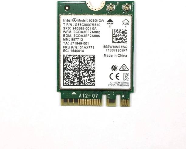 Intel Wireless AC 9260 Single Pack Bluetooth 5 Internal Sound Card