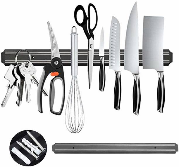मॉडर्नइन्नोवेटर 13 Inch Magnetic Knife Holder, Magnetic Knife Strip Bar Rack, Multipurpose Kitchen Knife Magnet for Home Tool Organization-1 किचन ऑर्गेनाइज़र मैग्नेट 1 का पैक