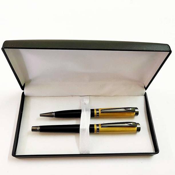 Laps of Luxury Radium Design Premium Pen Set of Roller and Ball Pen Roller Ball Pen