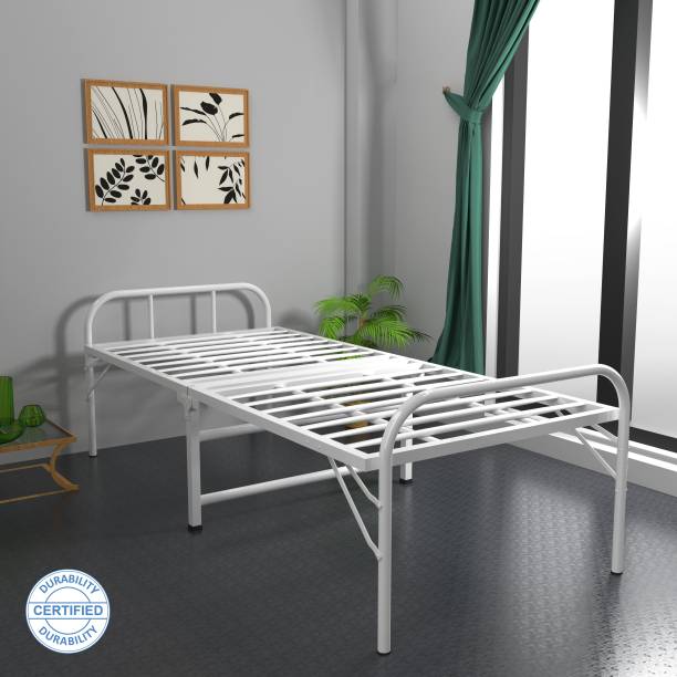 HoneyTouch Folding Metal Single Bed