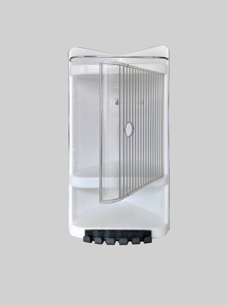 Grace Fine Ware corner shelf cabinet for bathroom Plastic Wall Shelf