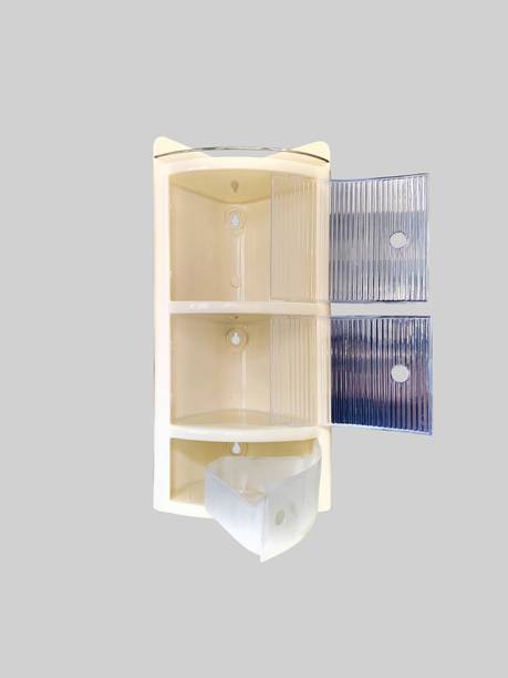 Grace Fine Ware bathroom rack shelf organizer storage washbasin mirror cabinet Plastic Wall Shelf