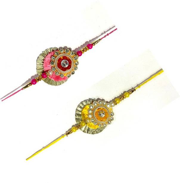 Anil Designer cb32 Pearl Rakhi  Set