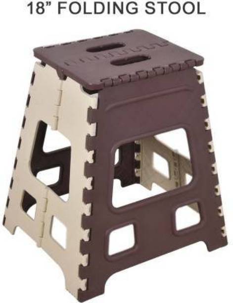 VND Super Strong Multipurpose Foldable Kitchen Stepping Stool for Kids, Adults Brown Stool