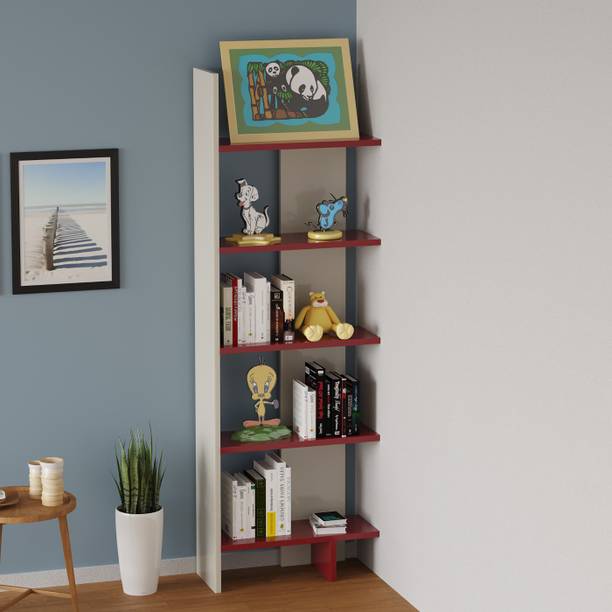 CuteKitchen Engineered Wood Open Book Shelf