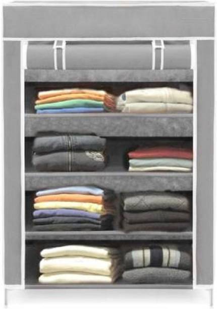 SPIRITED Carbon Steel Collapsible PP Collapsible Wardrobe