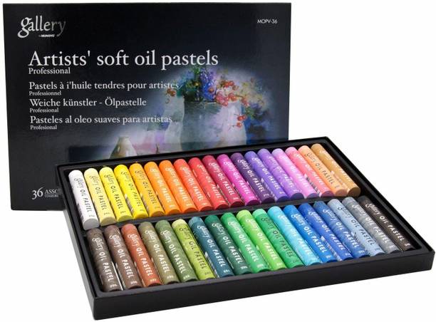 Mungyo Premium Gallery Artists' Soft Oil Pastel - 36 Shades
