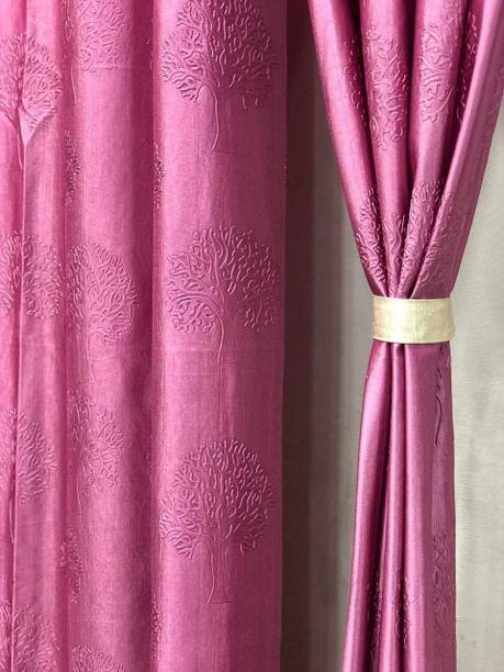 JMT 213 cm (7 ft) Polyester Door Curtain (Pack Of 2)