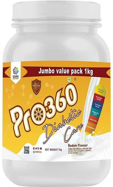 PRO360 Diabetic Protein Powder Nutrition Health Drink For Diabetes Care - No Added Sugar Nutrition Drink