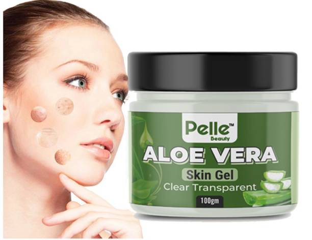 Pelle Beauty Aloe Vera Skin Gel For Clear Transparent Skin Care 1= 100GM