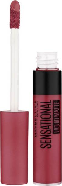 MAYBELLINE NEW YORK Sensational Liquid Matte Lipstick, 24 Touch of Spice, 7 g - Liquid Lipstick Shades Delivering Intense Matte Color Effect