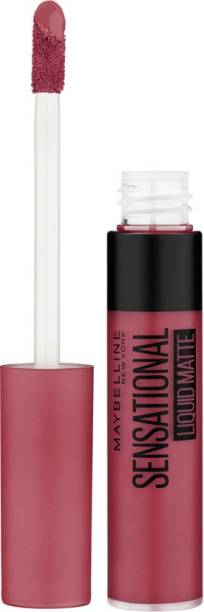 MAYBELLINE NEW YORK Sensational Liquid Matte Lipstick, 23 Untamed Rose, 7 g - Liquid Lipstick Shades Delivering Intense Matte Color Effect