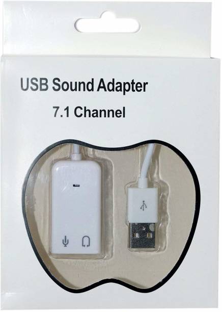 Readytech USB Sound Card |External Stereo Sound Card with 3.5 mm Headphone and Microphone Socket | 7.1 Channel Audio Adapter for PC, Desktop USB Internal Sound Card