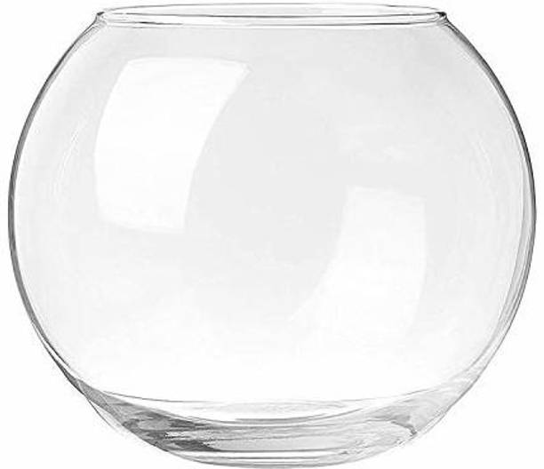 Shree Baake Bihari JI traders Acquarium_bowl 4 Round Ends Aquarium Tank
