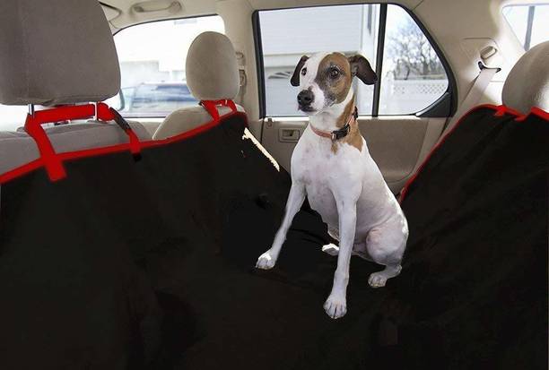 MBUYS MALL Polyester Scratch Proof Waterproof Machine and Hand Washable Dog car seat Cover Bench Pet Seat Cover