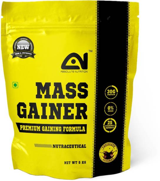 ABSOLUTE NUTRITION Mass_Gainer_Chocolate_5 kg_Pouch Weight Gainers/Mass Gainers