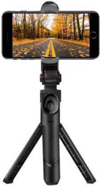 MOBONE ® XT 02 Mini Fashion Selfie Stick Tripod Stand Multi-functional Compact Selfie Stick with Non-Slip Tripod Bluetooth Remote Control Tripod