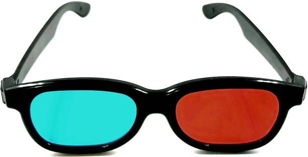TRONICS INDIA RED CYAN 3D GLASS FOR YOUTUBE 3D VIDEOS Video Glasses