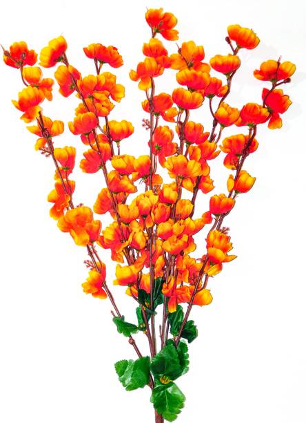 Aaradhya collections Orange Cherry Blossom Artificial Flower